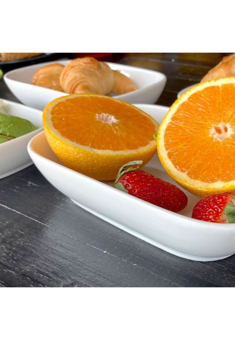 Set De 4 Plato Rectangular 14 X 10 X 3,3 Cms Linea Tower-5