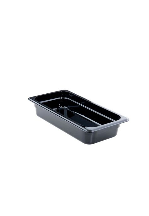 CONTENEDOR POLICARBONATO NEGRO GN 1/3X6.5 CM-0
