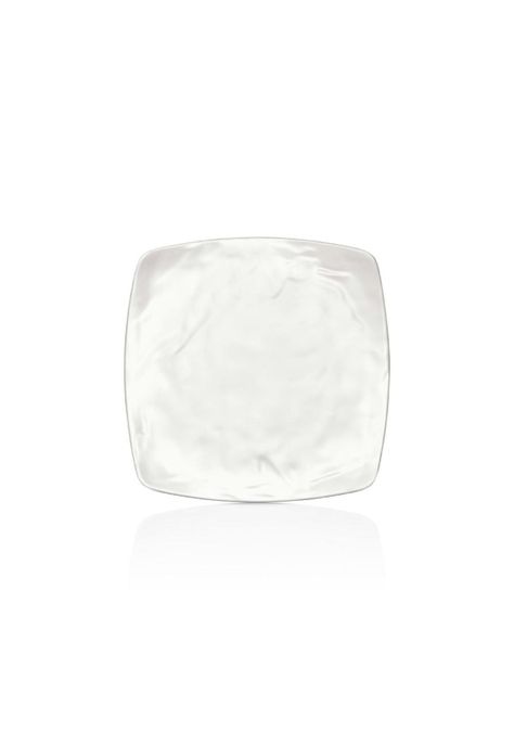 PLATO MELAMINA CUADRADO BLANCO 21.5 X 21.5 CM LINEA CARRE-0