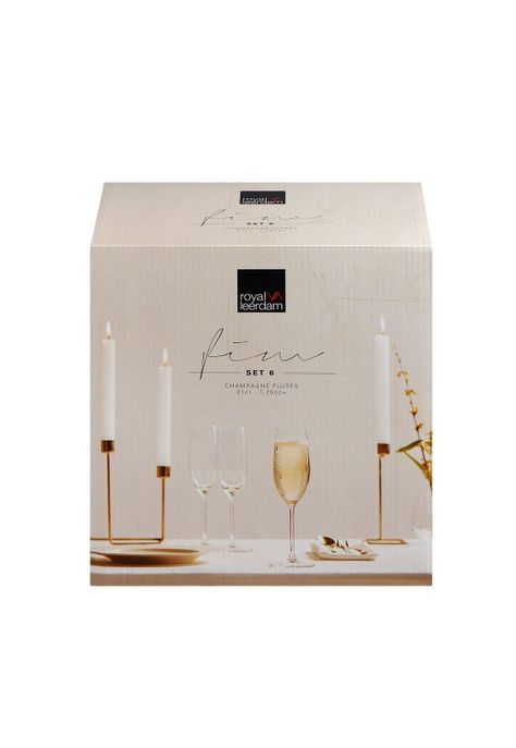 SET 6 COPAS ESPUMANTE 210 ML LINEA FIM-1