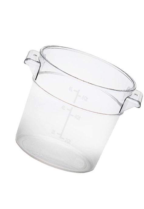 CONTENEDOR POLICARBONATO REDONDO 6 LT-1