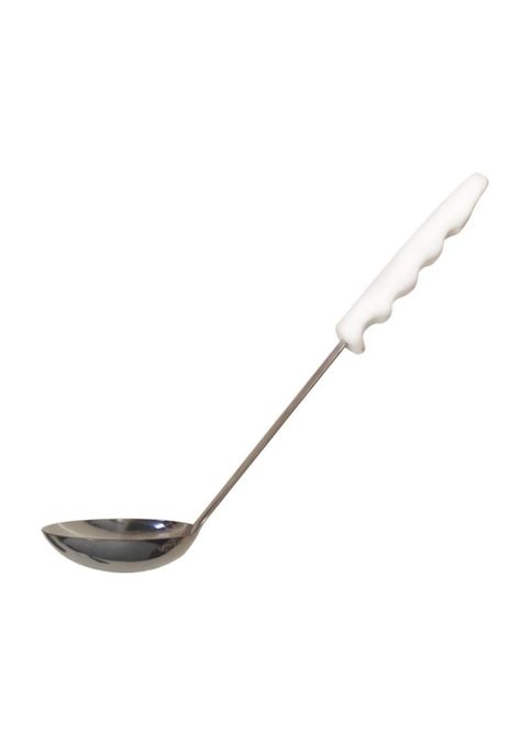 CUCHARON ACERO INOX 65 ML MANGO BLANCO DURAFIO-1