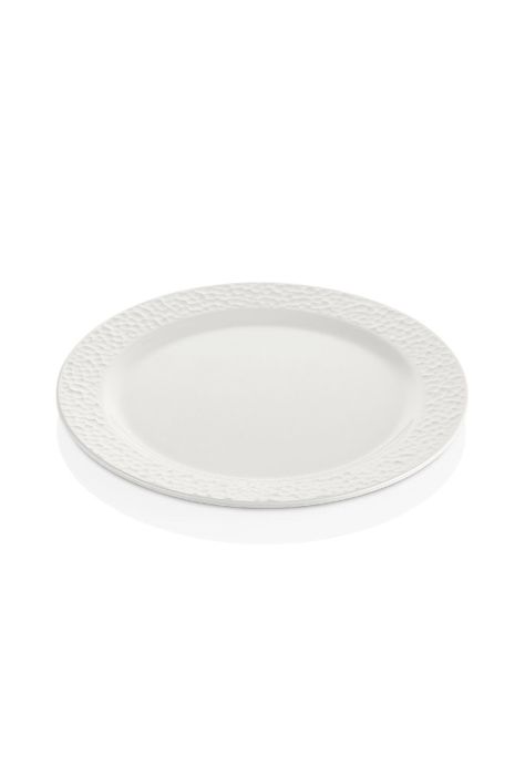 PLATO MELAMINA BLANCO 26 CM LINEA KPLUS-0