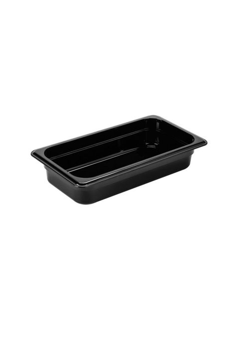 CONTENEDOR POLICARBONATO NEGRO GN 1/3x6 cm-0