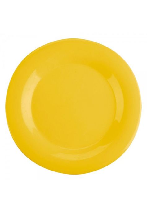 Set de 4 Platos Pc Amarillo 23 Cm-0