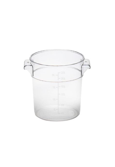 CONTENEDOR POLICARBONATO REDONDO 20,82 LTS CON TAPA TRANSPARENTE-0