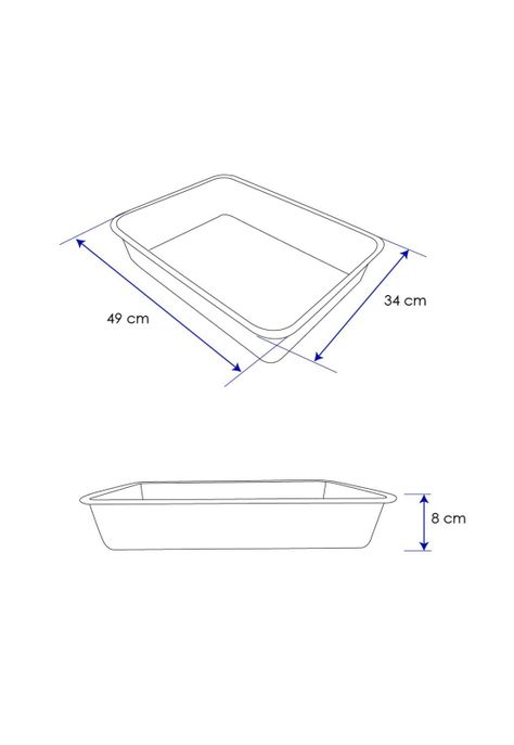 AZAFATE ACERO INOX MED. 49 x 34 x 8 CM-5