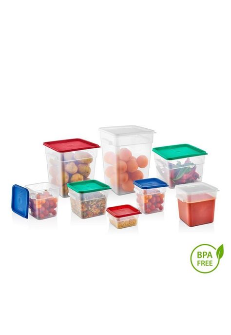 RECIPIENTE CUADRADO POLIPROPILENO 5.7 LTS CON TAPA TRANSPARE-2