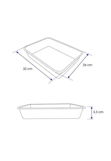 AZAFATE ACERO INOX MED. 32 x 26 x 5.3 CM-5