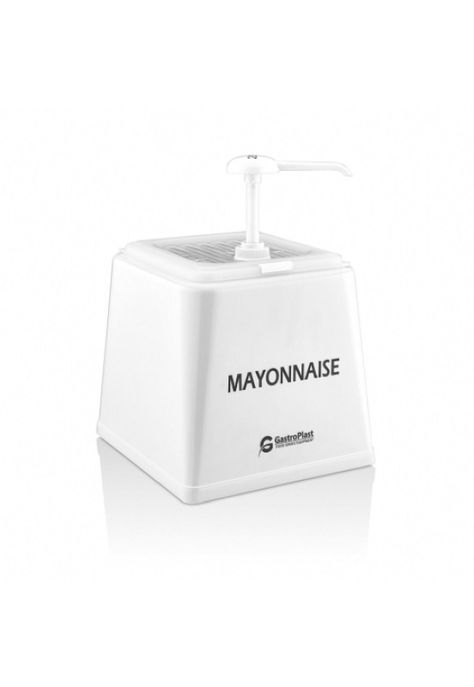 DISPENSADOR DE MAYONESA SET BLANCO-0