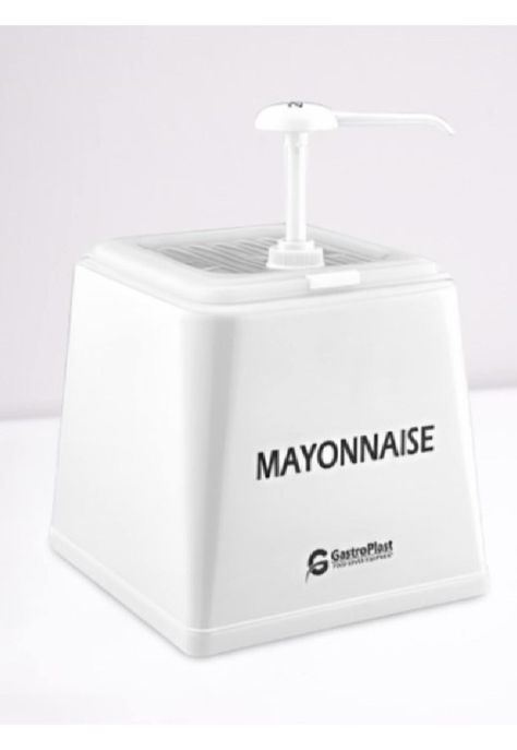 DISPENSADOR DE MAYONESA SET BLANCO-1