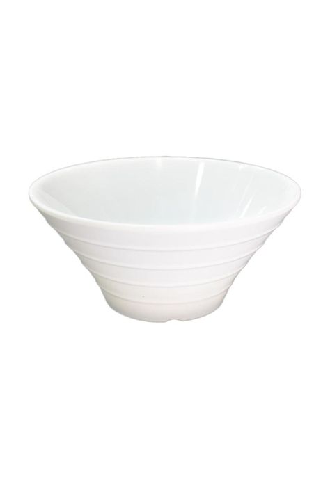 Set De 2 Bowl Redondo Melamina 20 Cm. Blanco-0