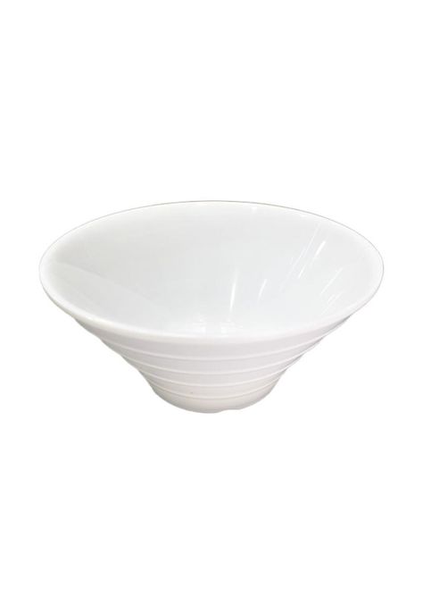 Set De 2 Bowl Redondo Melamina 20 Cm. Blanco-3