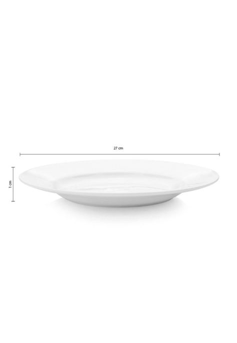 Set De 6 Platos Principal Borde Grueso 27 Cm. Tower Imahe-4