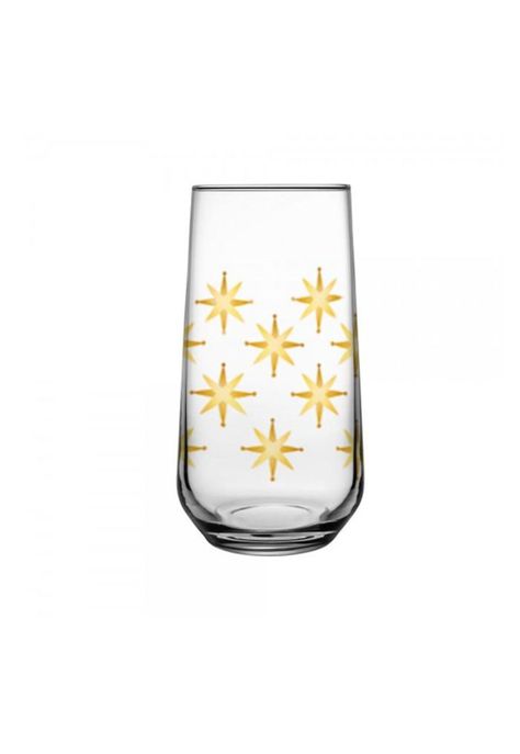 Set 6 Vasos Refresco Alto 490 Cc Linea Allegra Estrellas-0