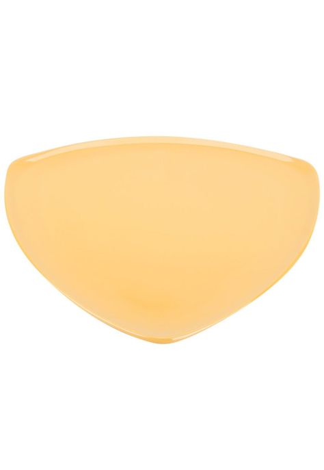 PLATO TRIANGULAR MELAMINA AMARILLO 30 cm-1