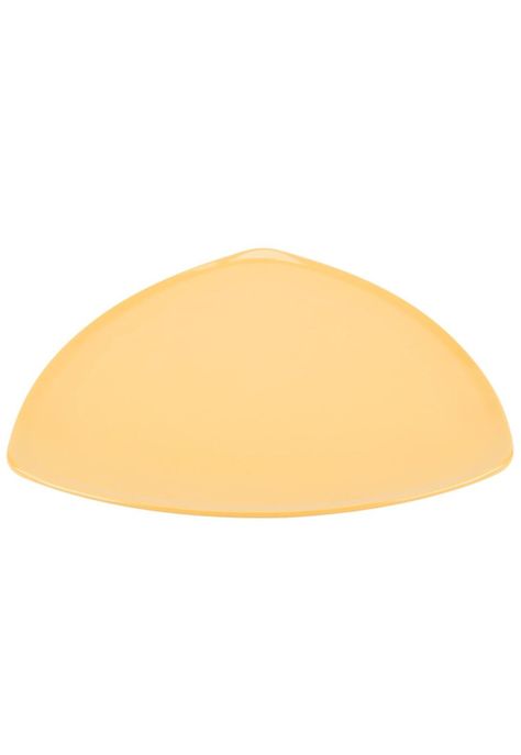 PLATO TRIANGULAR MELAMINA AMARILLO 30 cm-2