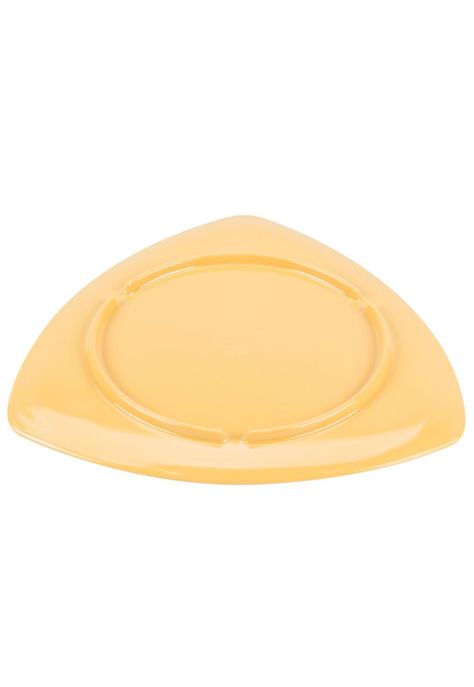 PLATO TRIANGULAR MELAMINA AMARILLO 30 cm-3