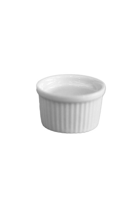 SET DE 12 POCILLO RAMEKIN ACANALADO PORCELANA 5X3CM TOWER-0