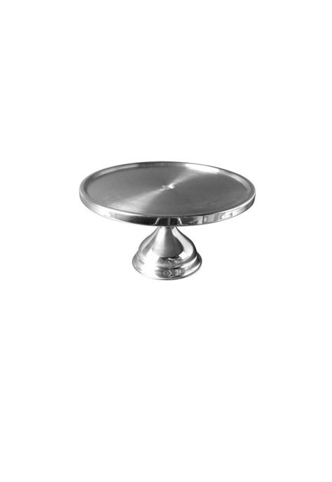 PEDESTAL TORTA ACERO INOX 33 cm-0