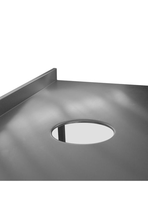 MESÓN DESCONCHE ACERO INOX MEDIDA 90 x 60 x 85 cms.-2