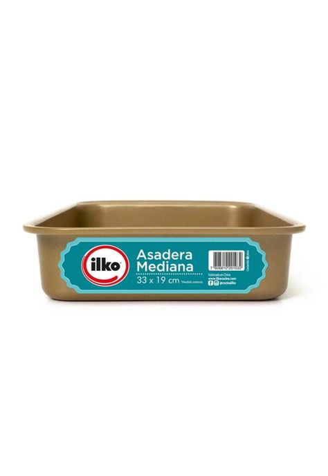 MOLDE ASADERA 33X19CM NON STICK GOLD-4