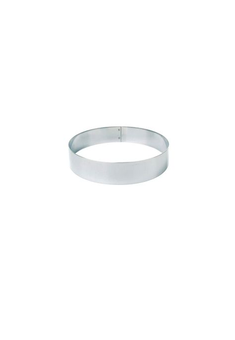 MOLDE REDONDO ACERO INOX 24 x 4.5 x 1 MM-0