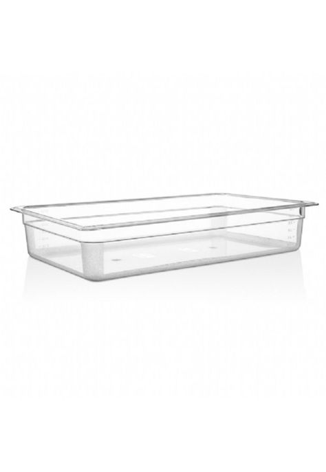 CONTENEDOR POLICARBONATO TRANSPARENTE. GN 1/1x10 cms-0