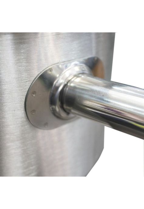 CAZO ALTO ACERO. INOX C/TAPA Y FONDO DIFUSOR 3.8 lts-6