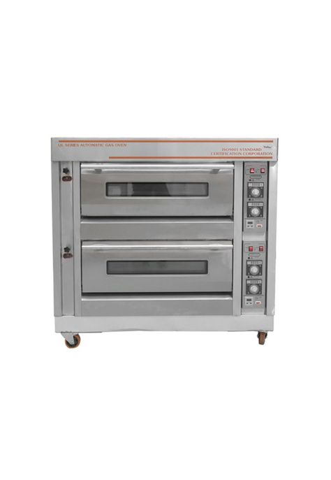 HORNO PIZZERO 2 CAMARAS A GAS MOD. QL-4-0