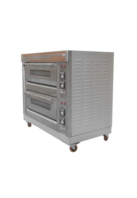 HORNO PIZZERO 2 CAMARAS A GAS MOD. QL-4-1