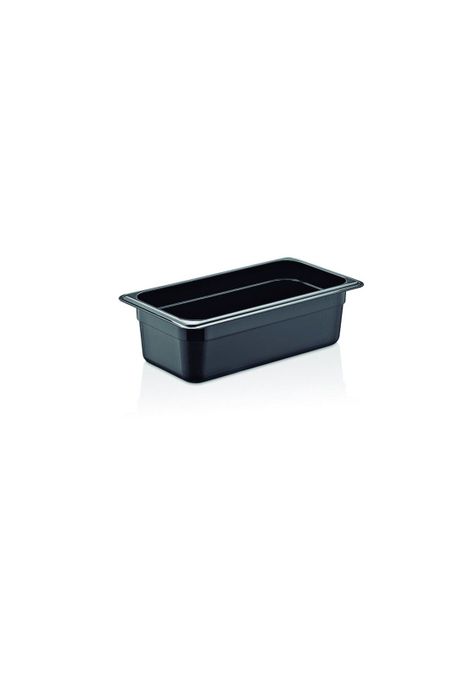 CONTENEDOR POLICARBONATO NEGRO GN 1/3x10 cm-0