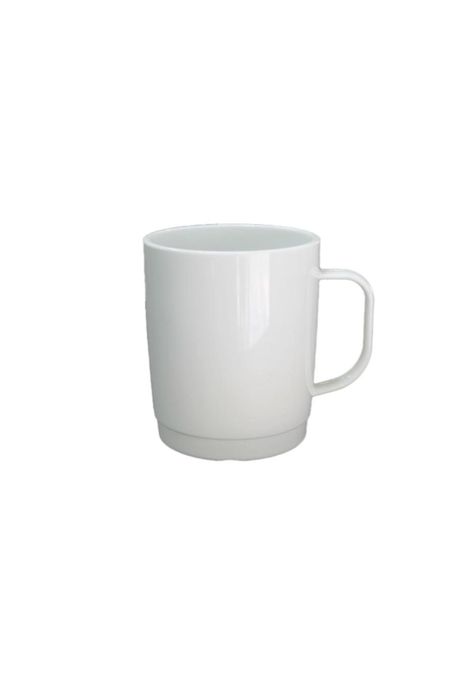 Set De 4 Mug Policarbonato Blanco 300 Ml-0