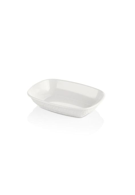POCILLO MELAMINA RECTANGULAR BLANCO 17 X 12.5 X 3.4 CM LINEA KPLUS-0