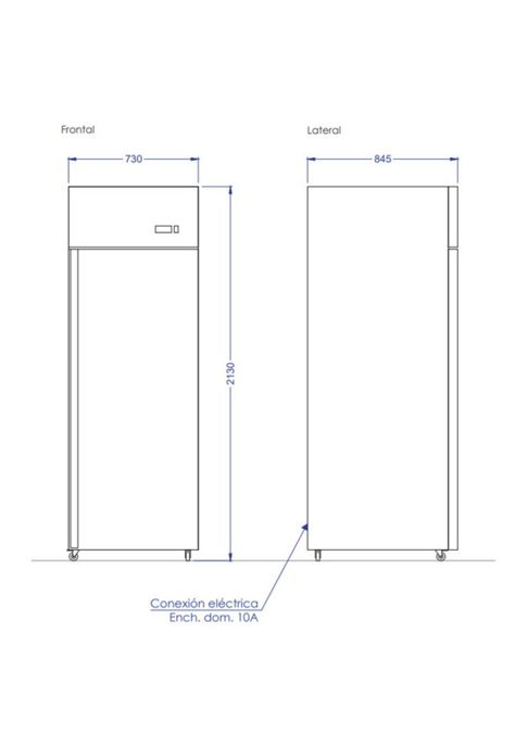 REFRIGERADOR VERTICAL 1 PUERTA SÓLIDA 700 LITROS-6