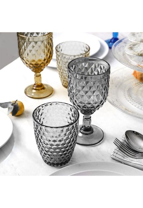 Set 6 Vasos Gris 240ml Imahe-1