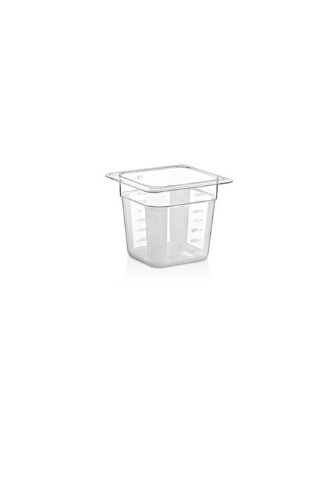 CONTENEDOR POLICARBONATO TRANSPARENTE 1/6x15 CM-0