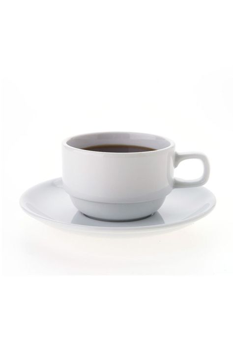 Set De 6 Taza Café 100cc Con Platillo Apilable. Línea Tower-3