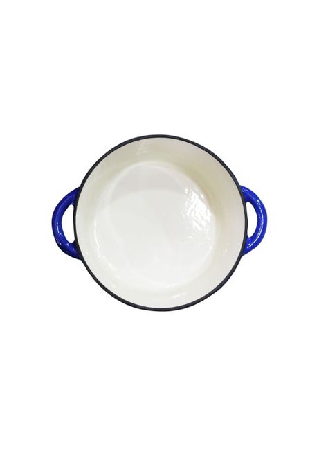 OLLA HIERRO FUNDIDO REDONDA AZUL 36x29x12.5 cm-3