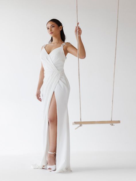 Vestido de Novia Leonisa estilo Sirena Dulce Novia-0