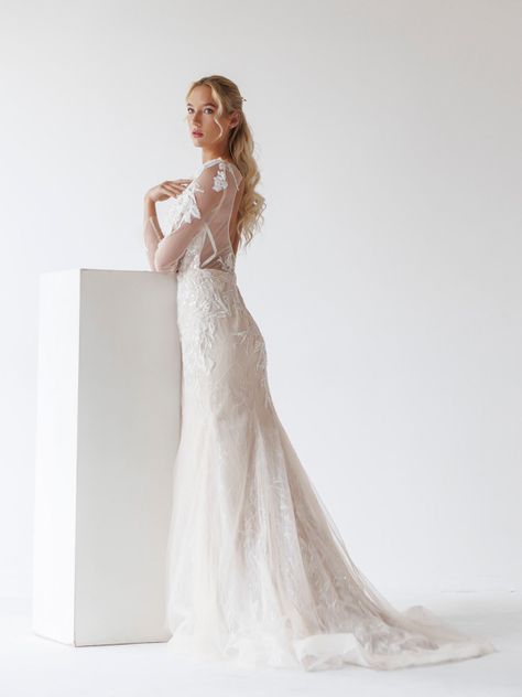 Vestido de Novia Catalina estilo Sirena Dulce Novia-2