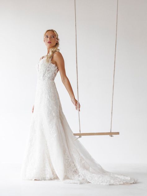Vestido de Novia Gracia estilo Sirena Dulce Novia-1