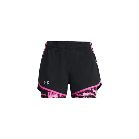 SHORTS UNDER ARMOUR FLY-BY NEGROS (NIÑAS) | 1383258-001-0