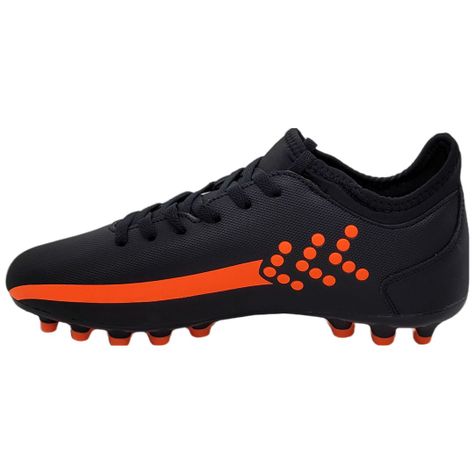 Zapatillas Soccer De Fútbol Black/Orange Adulto SPS-4-1
