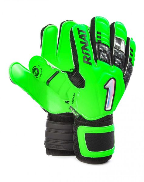 Guantes Rinat Uno Premier Lux Spine Semi Verde Neón Adulto -0
