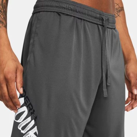SHORTS UNDER ARMOUR TECH WORDMARK GRISES | 1383354-025-2