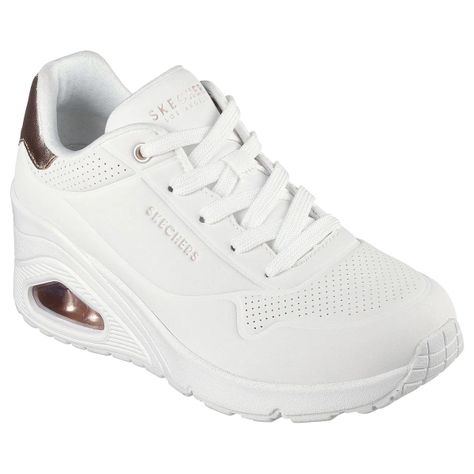 ZAPATILLAS SKECHERS MUJER UNO WEDGE HI STEPS | 177520-WHT-0
