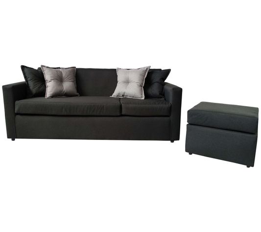 Seccional Reversible Akira Gris Oscuro-2