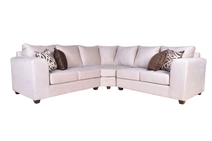Seccional Kenia Felpa Beige-0