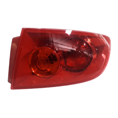 FAROL TRASERO DERECHO SEDAN AMBAR MAZDA 3 2006-0
